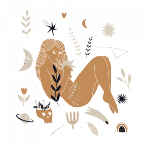 mujer estrellas